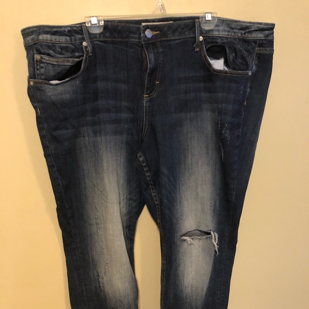 Maurices Distressed Slim Fit Jeans Size 24